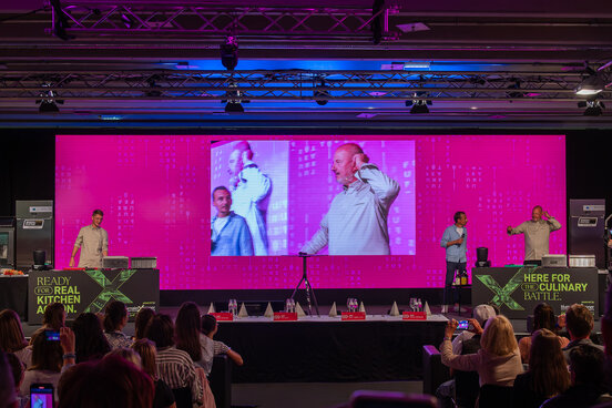 Kochduell Frank Rosin vs Thomas Penz auf der FAFGA | © Congress Messe Innsbruck Kochduell Frank Rosin vs Thomas Penz auf der FAFGA | © Congress Messe Innsbruck